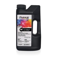 RICOH GEN5 / KONICA 512/1024 Kafalar için 1000 ml SİYAH BLACK UV Mürekkep (Sert ve Yumuşak Zemin) T-R5F