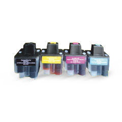 Brother LC41 LC47 LC900 LC950 UYUMLU Kolay Dolan Kartuşlar  (DOLU) - DCP110C DCP115C DCP120C DCP310CN DCP315CN DCP 340CW
