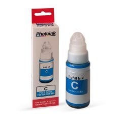 Canon GI 490 C uyumlu 70 ml MAVİ PHOTOINK PLUS Mürekkep - ÖZEL KUTULU AMBALAJINDA -G1400/G1410/G2400/G2410/G2411/G3400/G3411/G4400