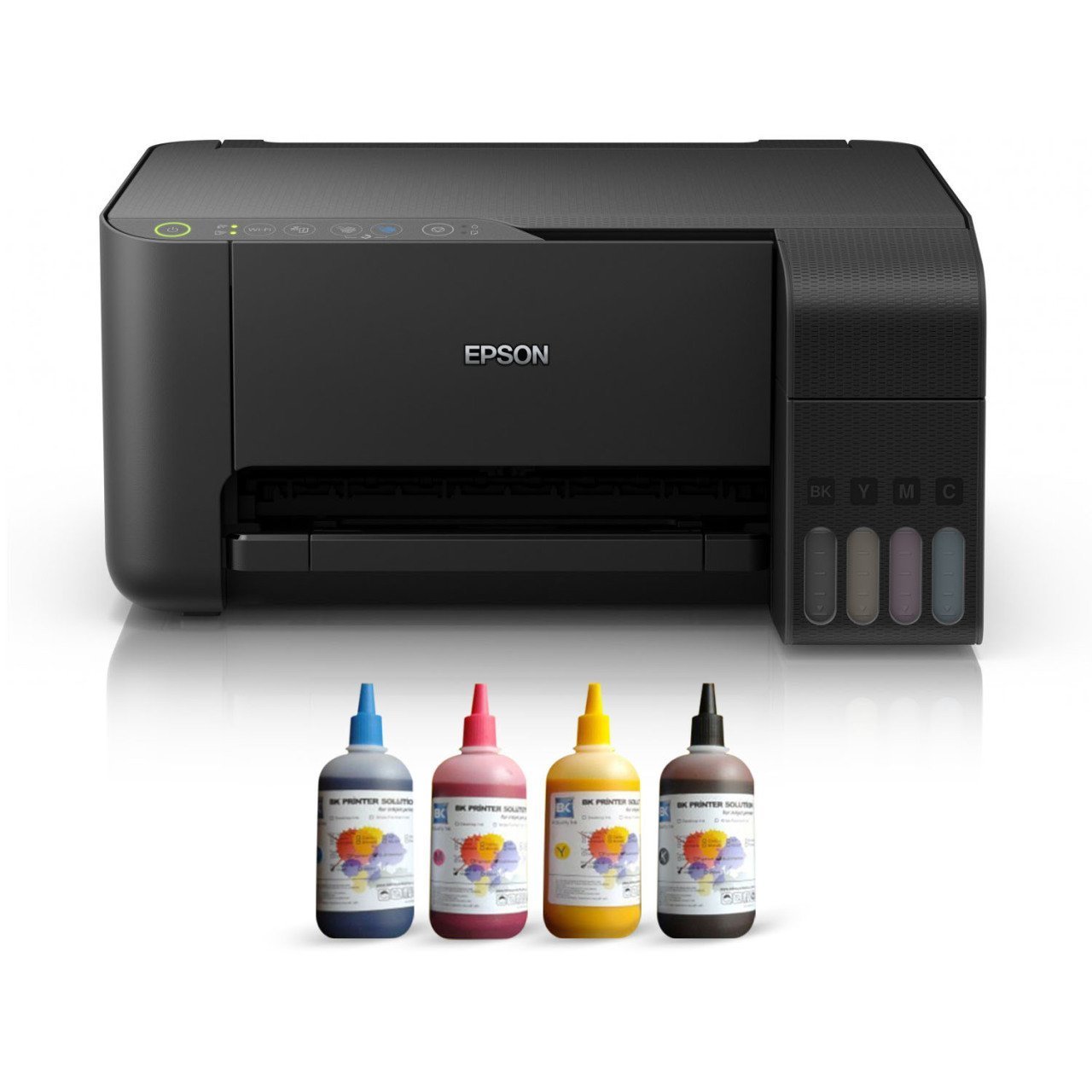 Epson TANK ITS L3150 Süblimasyon Mürekkepli Yazıcı 4 Renk Bitmeyen Kartuşlu