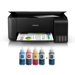 Epson Tanklı L3150 Photoink Mürekkepli Yazıcı 4 Renk Bitmeyen Kartuşlu (Siyah Mürekkep Hediyeli) Epson L3050 Yerine Çıkan Model