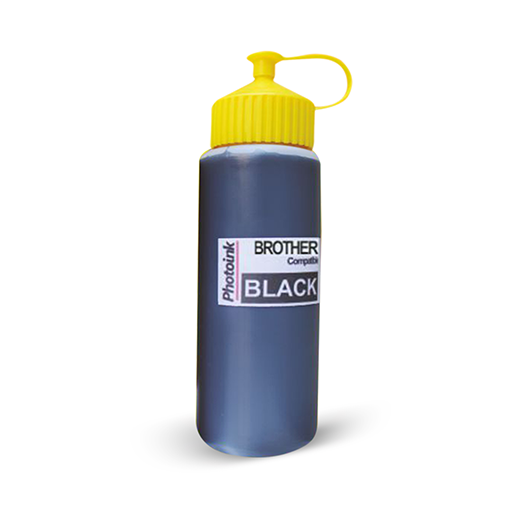 Brother Yazıcılar için uyumlu 500 ml Siyah Mürekkep (PHOTOINK Akıllı Mürekkep) - T300/T310/T500/T510/T800/T810/T910