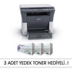 KYOCERA FS1020 MFP 3 ADET MUADİL+1 ADET ORJINAL TONERLİ (10.000 SAYFALIK TONER) LASER YAZICI