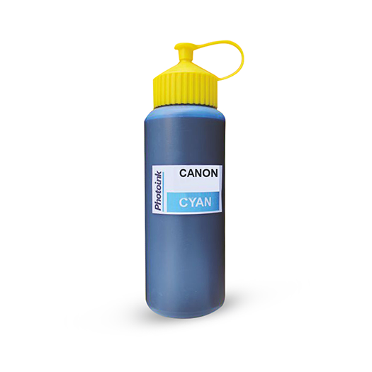 5 yada 6 Kartuşlu Canon uyumlu 500 ml 526C Mavi  Mürekkep