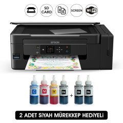 Epson ECOTANK ITS L3070 Photoink Mürekkepli Yazıcı 4 Renk Bitmeyen Kartuşlu (2 Siyah Mürekkep Hediyeli)