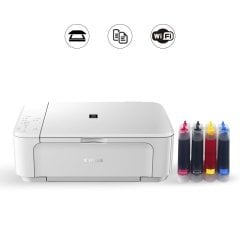 ''EFSANE YAZICI'' CANON MG3650 (BEYAZ) BİTMEYEN KARTUŞ SİSTEMİ