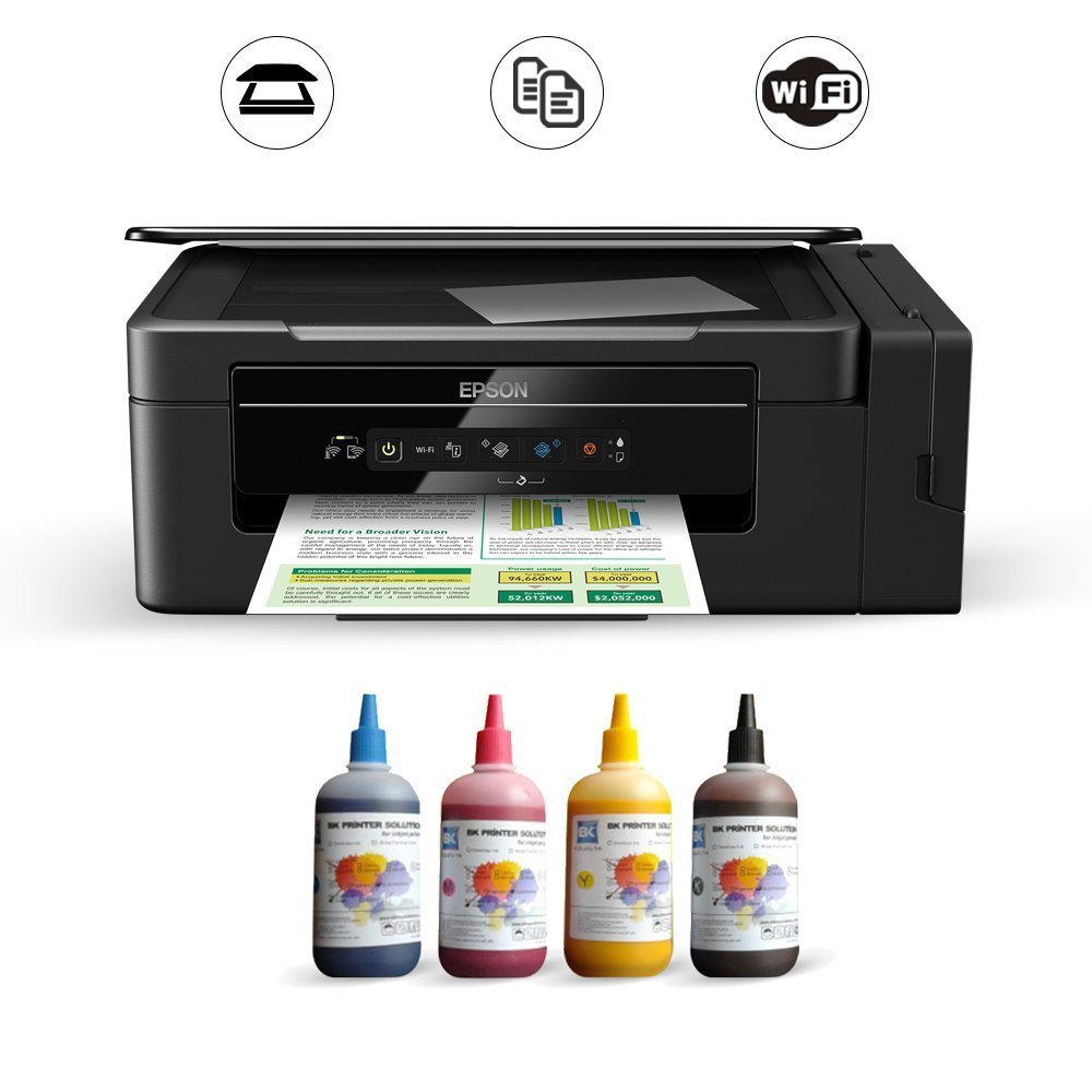 Epson COLOR TANK ITS L3060 Süblimasyon Mürekkepli Yazıcı 4 Renk Bitmeyen Kartuşlu