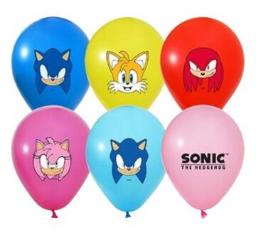Sonic Boom Doğum Günü Balonları