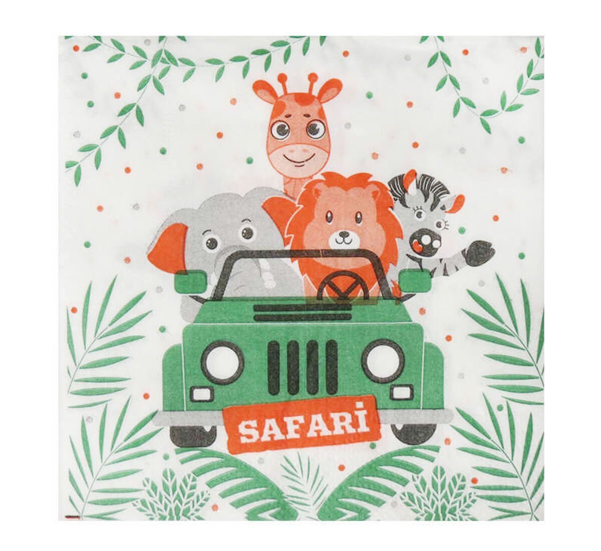 Safari Doğum Günü Partisi Peçete