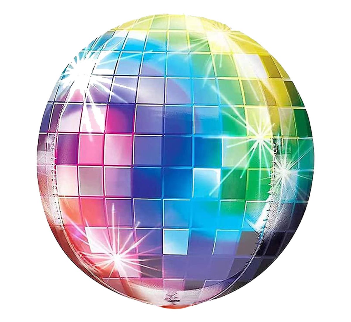 Renkli Disko Topu Balonu 3 Boyutlu