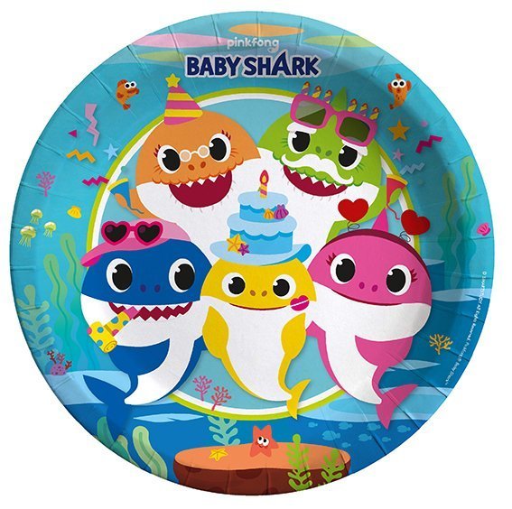 Baby Shark Partisi Tabaklar