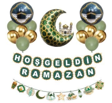 Hoşgeldin Ramazan Konsepti Dekorasyon Seti