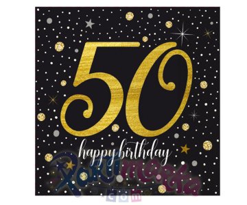 50 Yaş Doğum Günü Partisi Peçete
