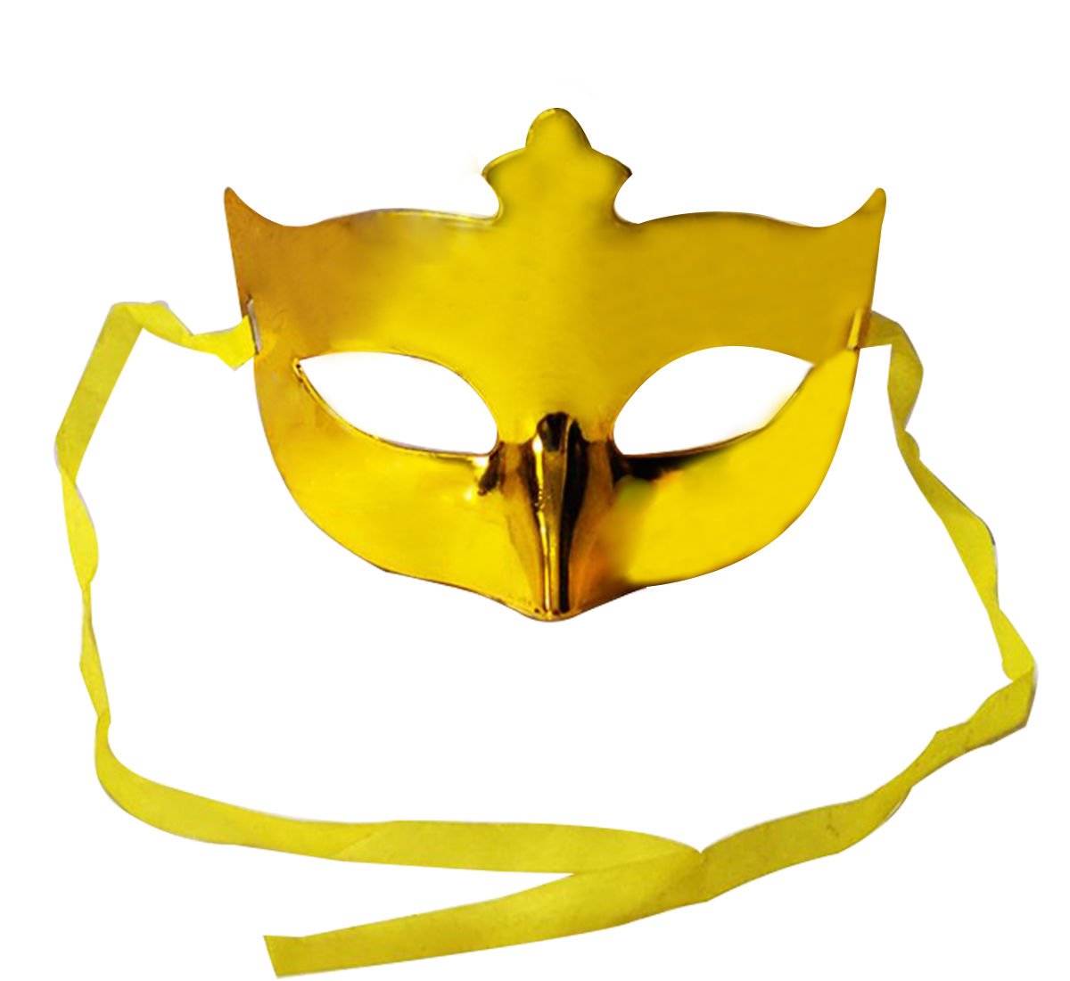 Gold Metalik Parti Maskesi