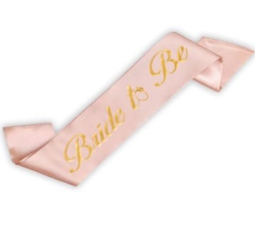 Bride To Be Rose Gold Kuşak