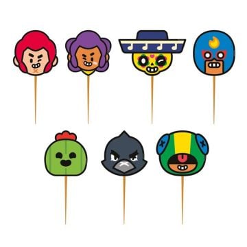 Brawl Stars Doğum Günü Partisi Kürdanlar