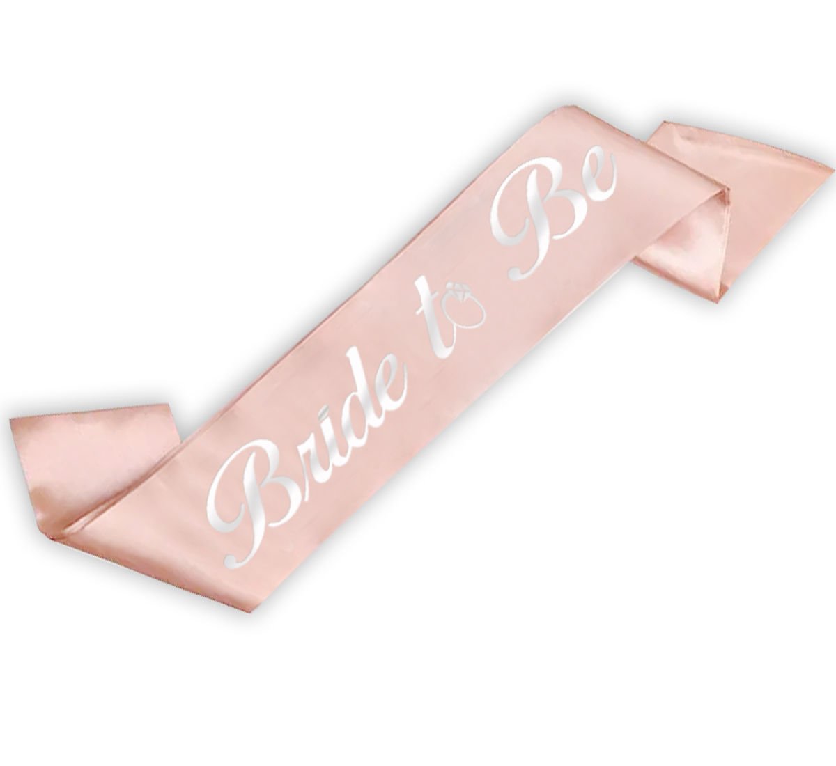 Rose Gold Bride To Be Kuşağı Gümüş Yazılı