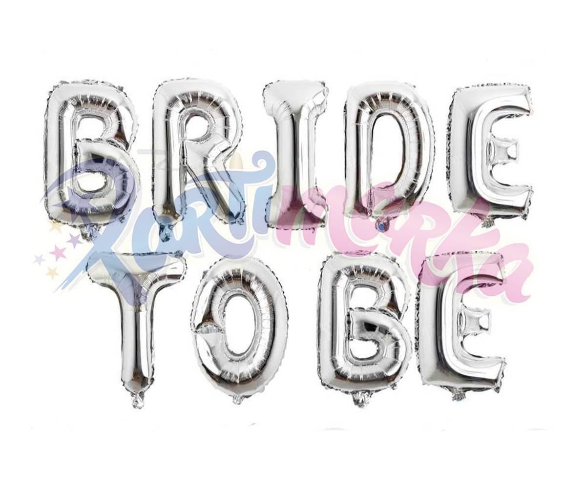 Bride To Be Folyo Balon Gümüş Renk