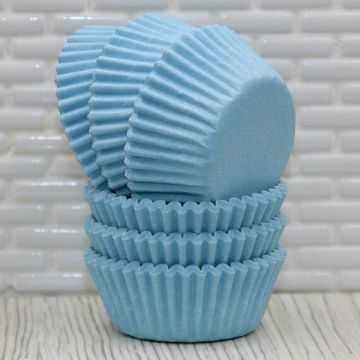 Küçük Boy Truff Kabı Minik Cupcake Kağıdı Mavi Renk