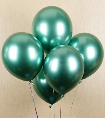 Yeşil Renk Krom Balon