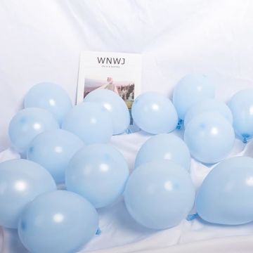 Mini Boy Pastel Mavi Renk Balonlar