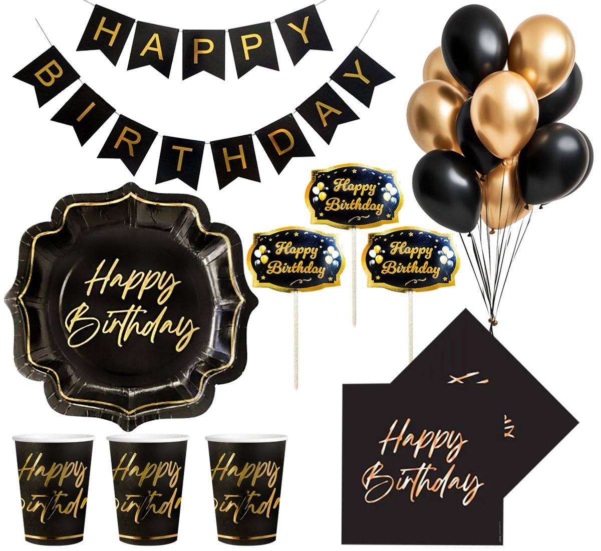 Happy Birthday Lüx Parti Seti 16 Kişilik