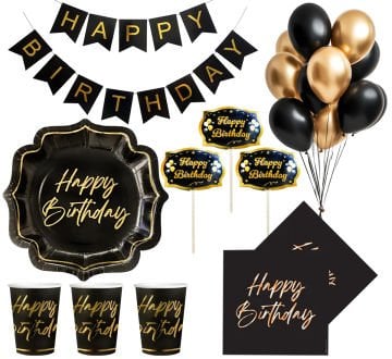 Happy Birthday Lüx Parti Seti 16 Kişilik