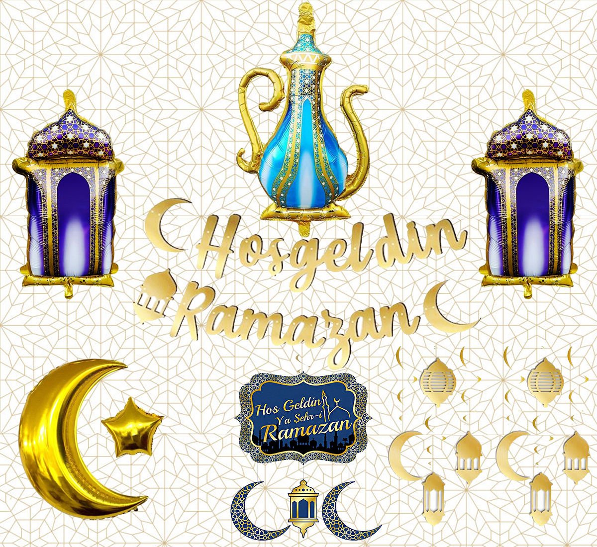Hoşgeldin Ramazan Süslemesi Hazır Set