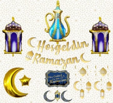 Hoşgeldin Ramazan Süslemesi Hazır Set