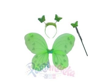 Kelebek Kanat Set Yeşil
