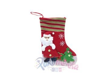 Yılbaşı Süsü Noel Baba Hediye Çorabı