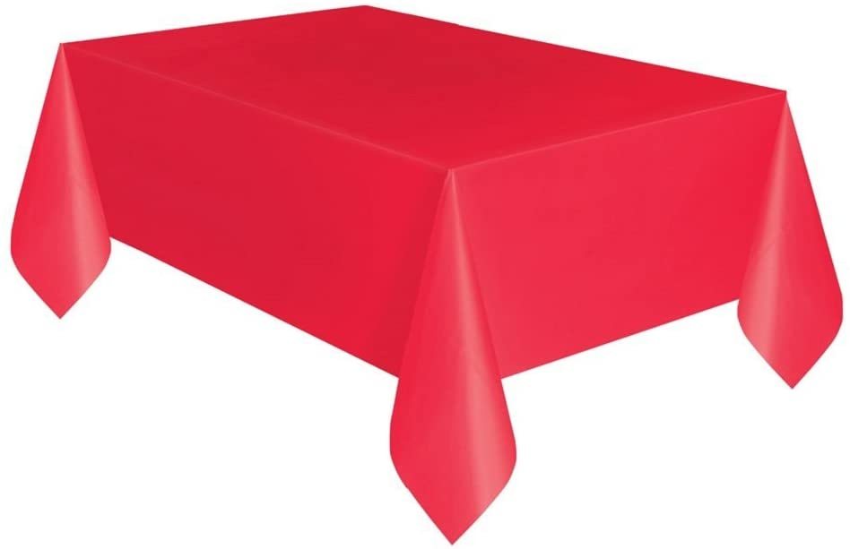 Kırmızı Renk Masa Örtüsü