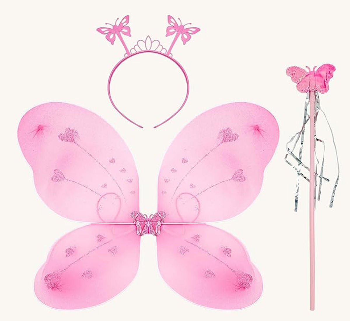 Kelebek Kanat Set Pembe