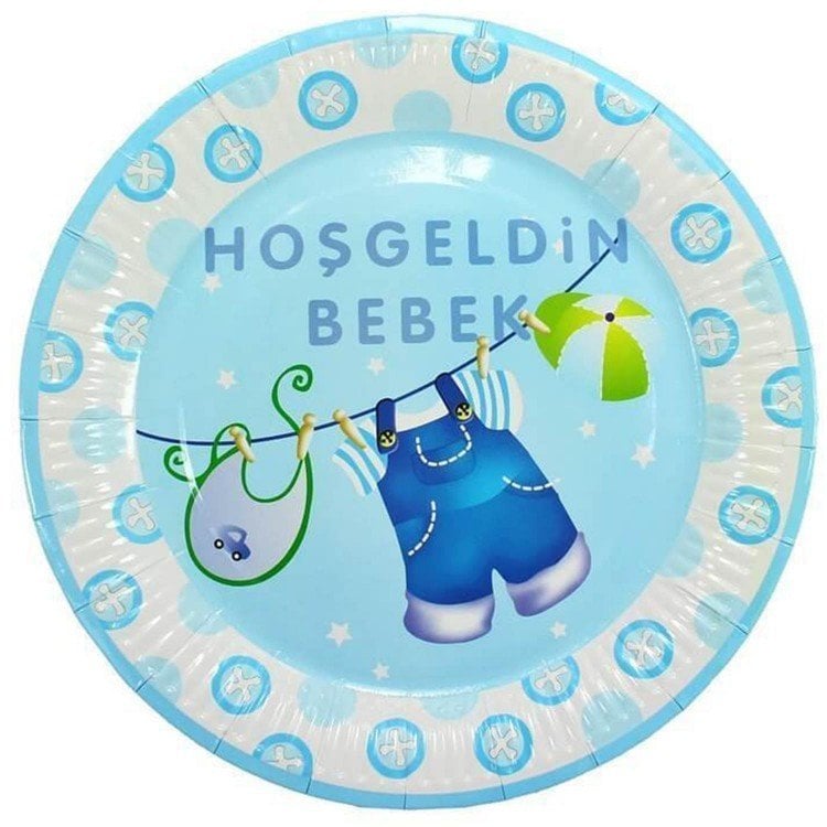 Hoşgeldin Bebek Parti Tabakları