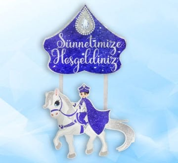 Sünnetimize Hoşgeldiniz Kapı Süslemesi