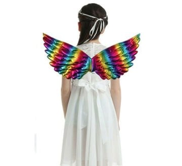 Melek Kanadı Renkli Parlak Peri Kanat