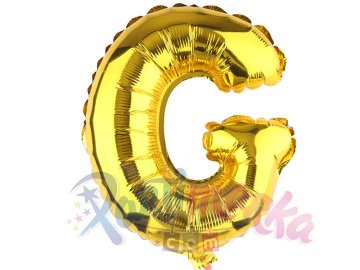 G Harfi Altın Renk Balon 75 cm