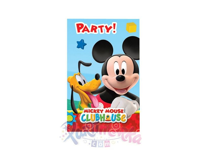 Mickey Mouse Playful Parti Davetiyesi