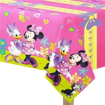 Minnie Mouse Doğum Günü Masa Örtüsü