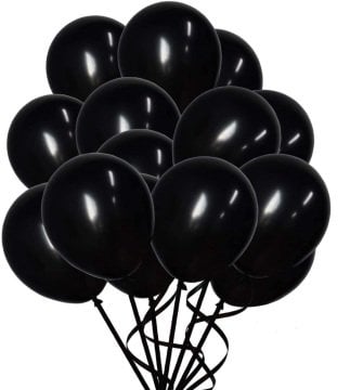 Siyah Renk Parti Balonu