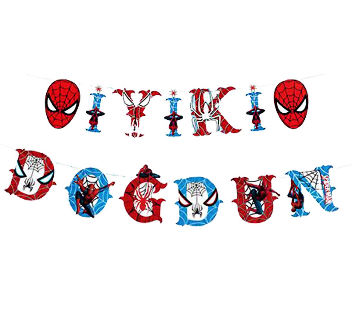 Spiderman Örümcek Adam İyiki Doğdun Yazısı