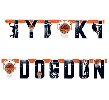 Basketbol Partisi İyiki Doğdun Yazısı