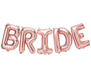 Bride Balon Rose Gold