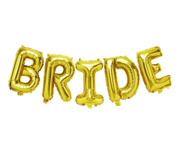 Bride Folyo Balon Altın Renk