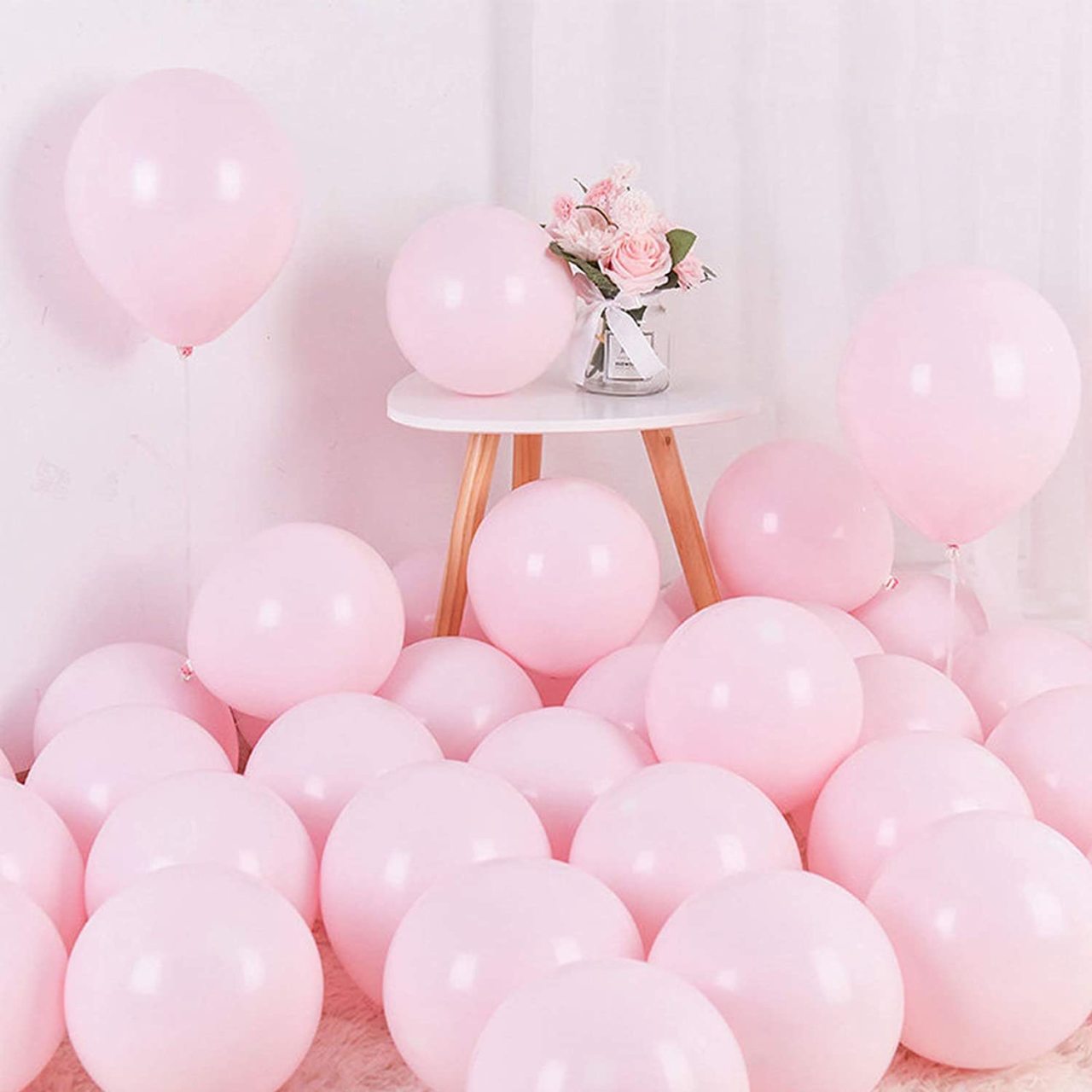 Pembe Renk Soft Pastel Balon