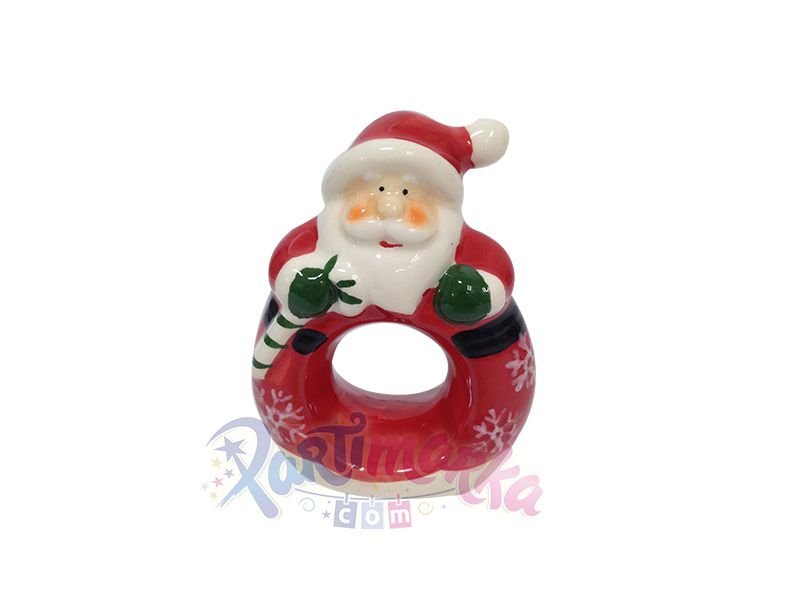 Noel Baba Yılbaşı Seramik Peçetelik