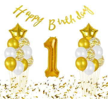 1 Yaş Doğum Günü Balon Seti