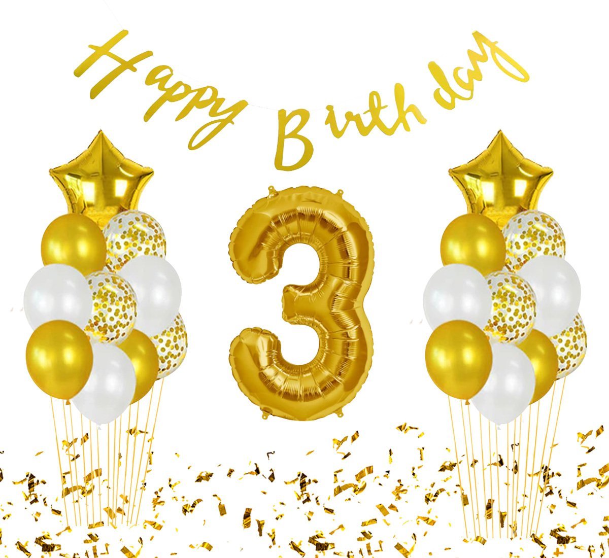3 Yaş Doğum Günü Partisi Balon Seti