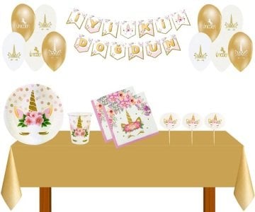 Unicorn Partisi Hazır Set 24 Kişilik