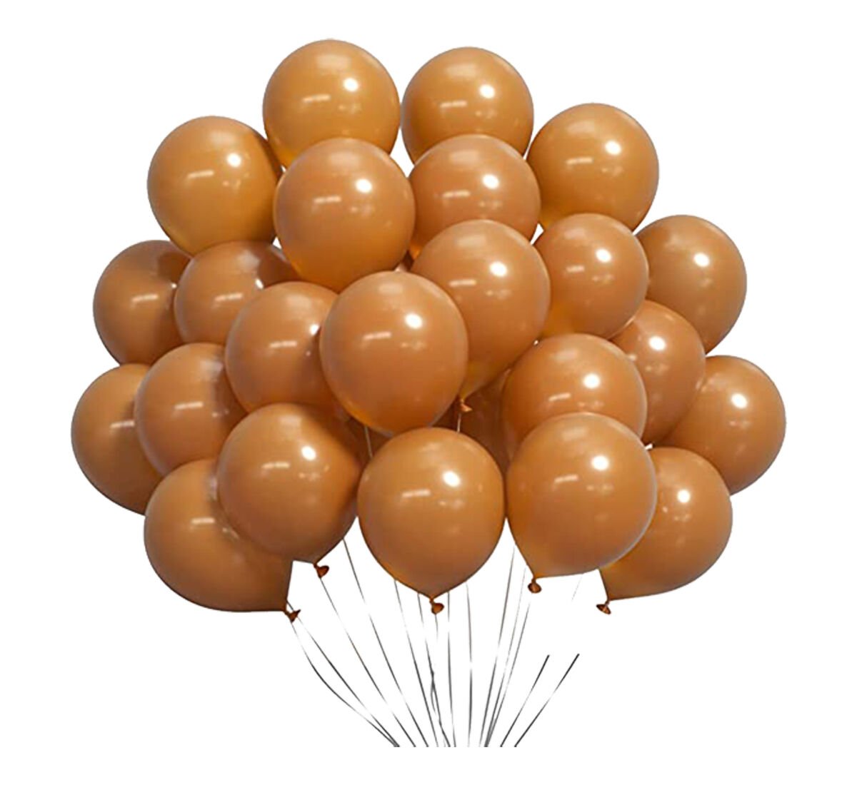 Karamel Kahverengi Balon 10 Adet